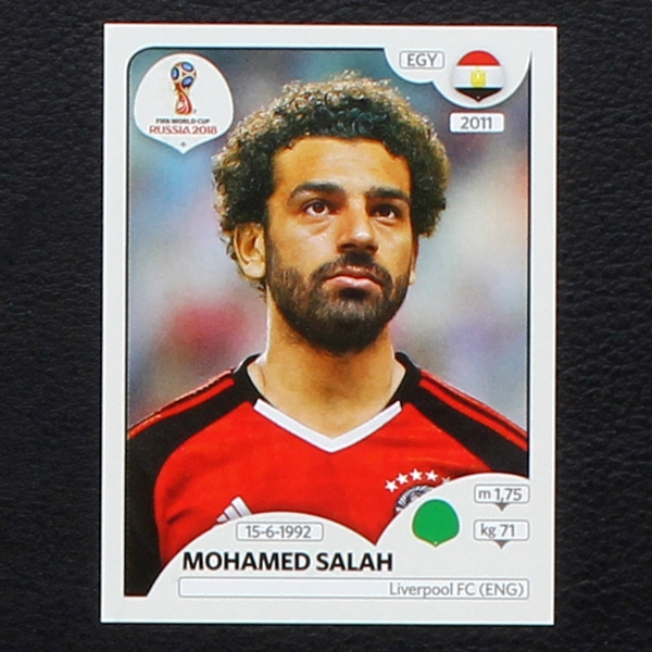 Salah Panini Sticker No. 90 - Russia 2018