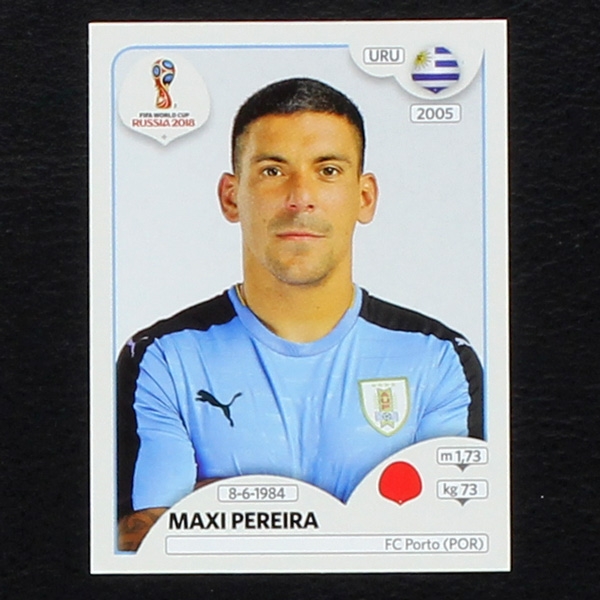 Maxi Pereira Panini Sticker No. 95 - Russia 2018