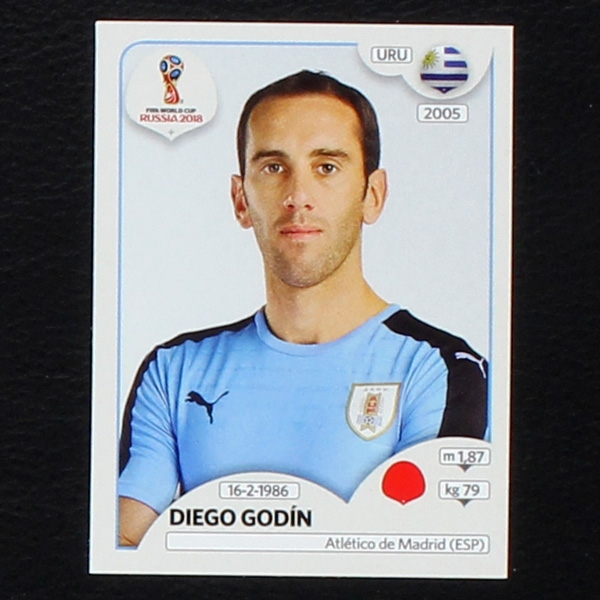 Godin Panini Sticker No. 96 - Russia 2018