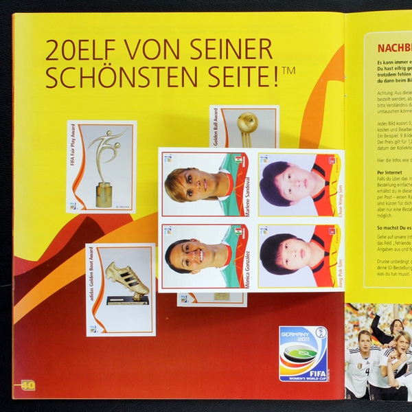 Germany 2011 Panini Sticker Album komplett