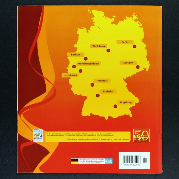 Germany 2011 Panini Sticker Album komplett