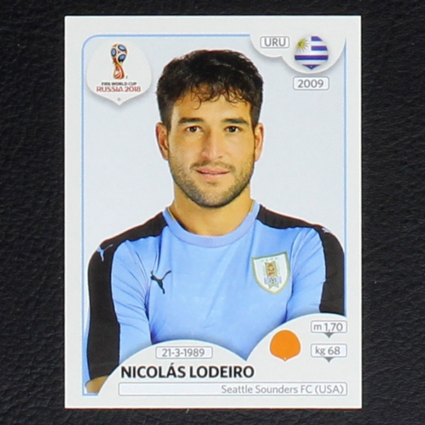 Lodeiro Panini Sticker No. 104 - Russia 2018