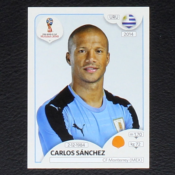 Sanchez Panini Sticker No. 105 - Russia 2018