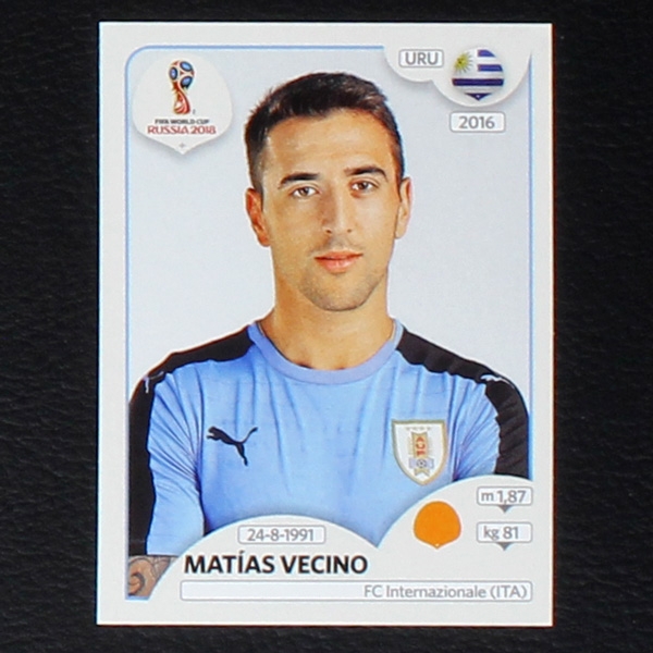 Vecino Panini Sticker No. 107 - Russia 2018