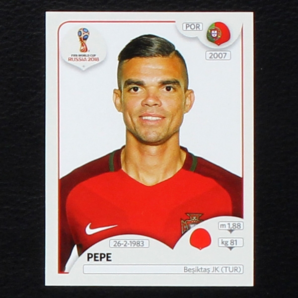 Pepe Panini Sticker No. 116 - Russia 2018