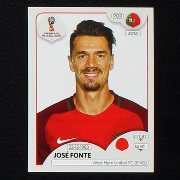 Fonte Panini Sticker No. 117 - Russia 2018