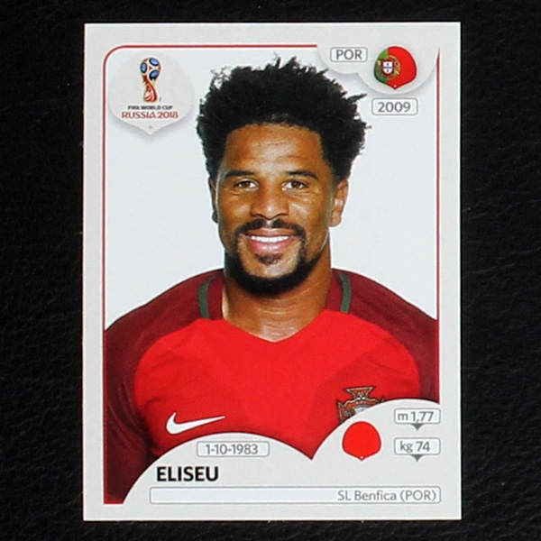 Eliseu Panini Sticker No. 118 - Russia 2018