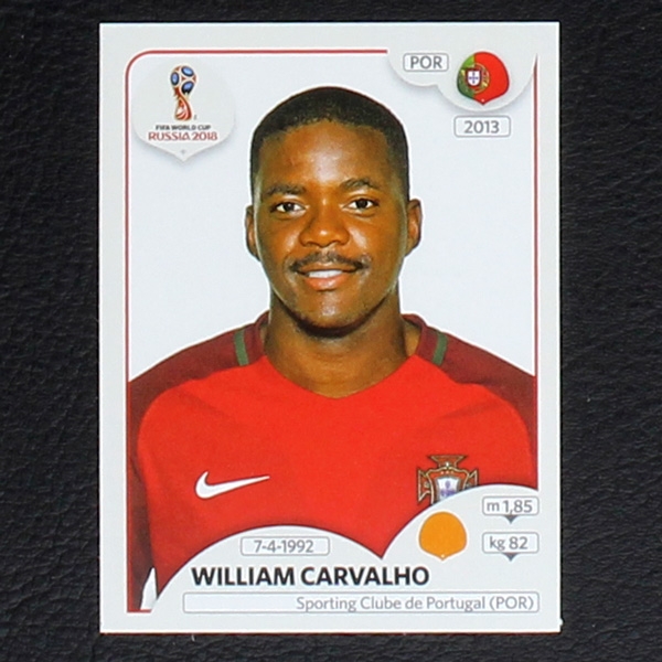 Carvalho Panini Sticker No. 124 - Russia 2018