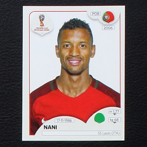 Nani Panini Sticker No. 131 - Russia 2018