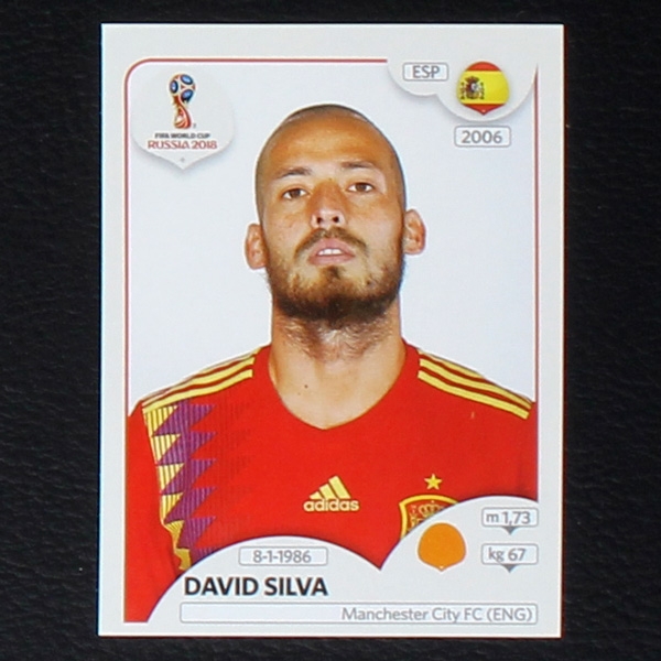 D. Silva Panini Sticker No. 147 - Russia 2018