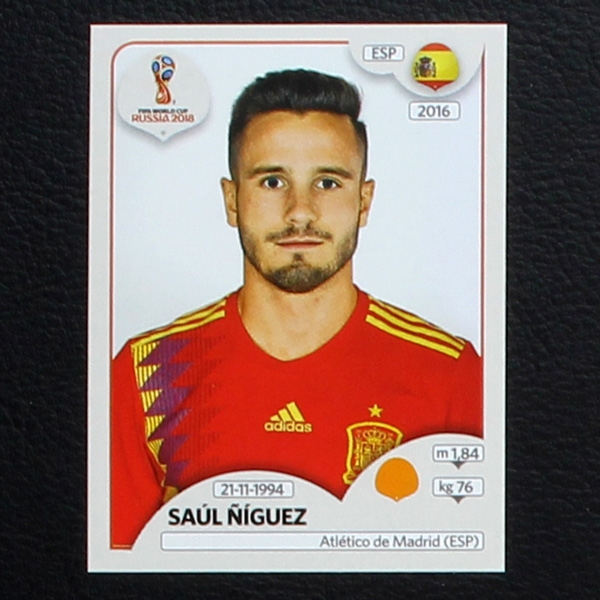 Niguez Panini Sticker No. 148 - Russia 2018