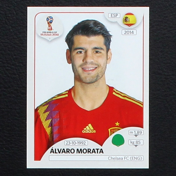 Morata Panini Sticker No. 149 - Russia 2018