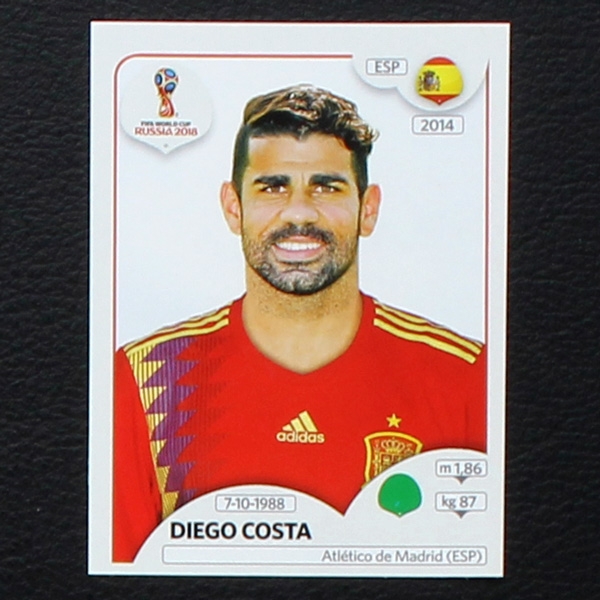 Costa Panini Sticker No. 151 - Russia 2018