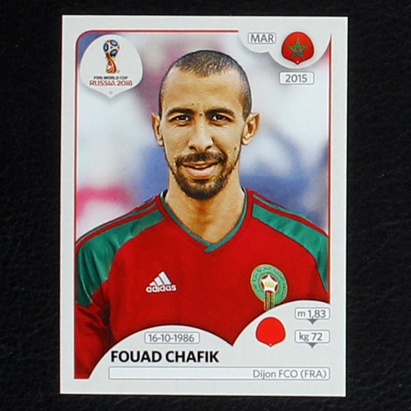 Chafik Panini Sticker No. 158 - Russia 2018