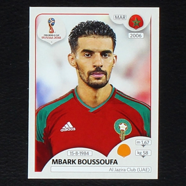 Boussoufa Panini Sticker No. 161 - Russia 2018