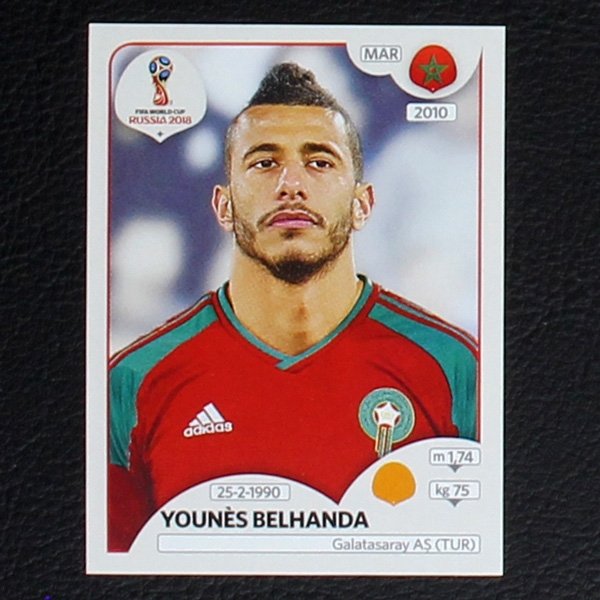 Belhanda Panini Sticker No. 163 - Russia 2018