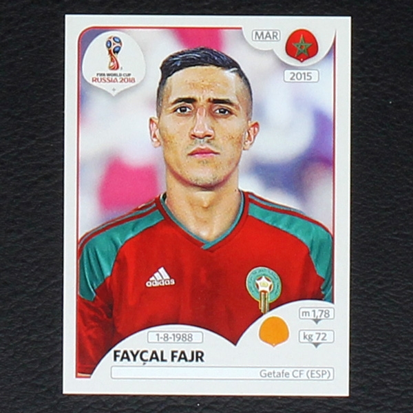 Fajr Panini Sticker No. 165 - Russia 2018