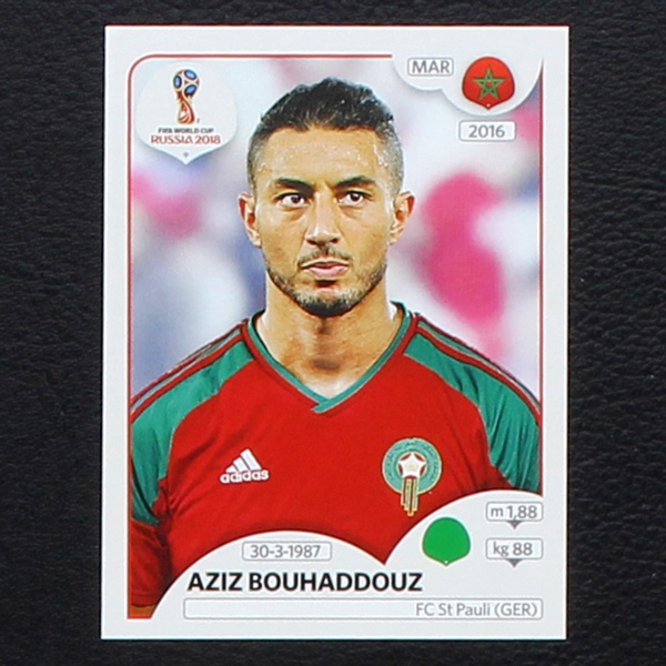 Bouhaddouz Panini Sticker No. 170 - Russia 2018