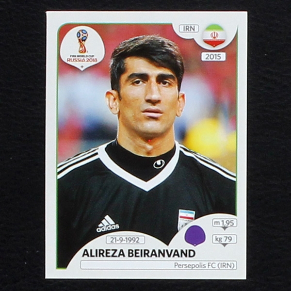 Beiranvand Panini Sticker No. 174 - Russia 2018