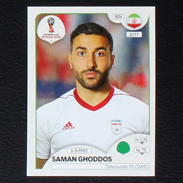 Ghoddos Panini Sticker No. 187 - Russia 2018