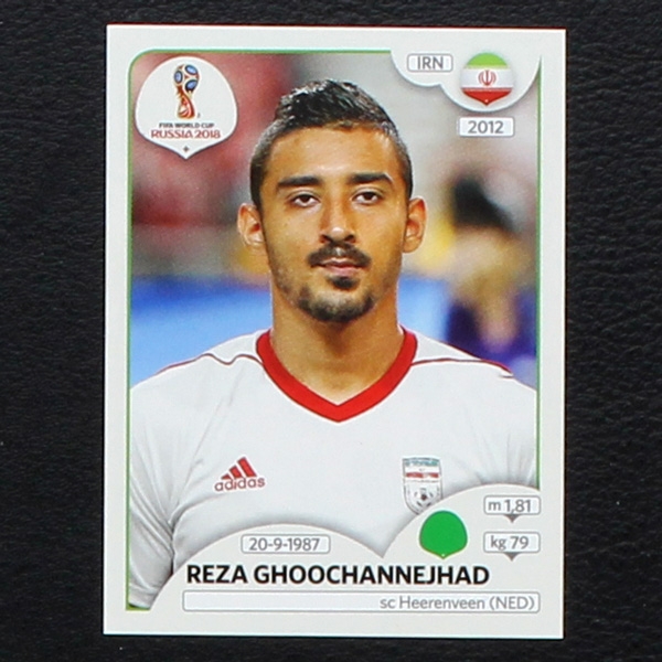 Ghoochannejhad Panini Sticker No. 190 - Russia 2018