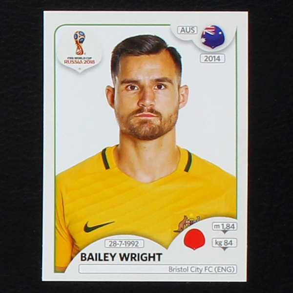 Wright Panini Sticker No. 217 - Russia 2018