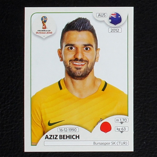 Behich Panini Sticker No. 218 - Russia 2018