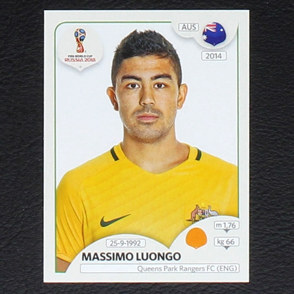 Luongo Panini Sticker No. 225 - Russia 2018