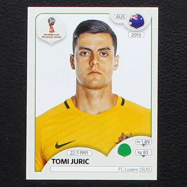 Juric Panini Sticker No. 230 - Russia 2018