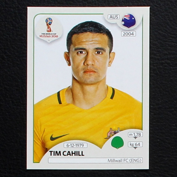 Cahill Panini Sticker No. 228 - Russia 2018