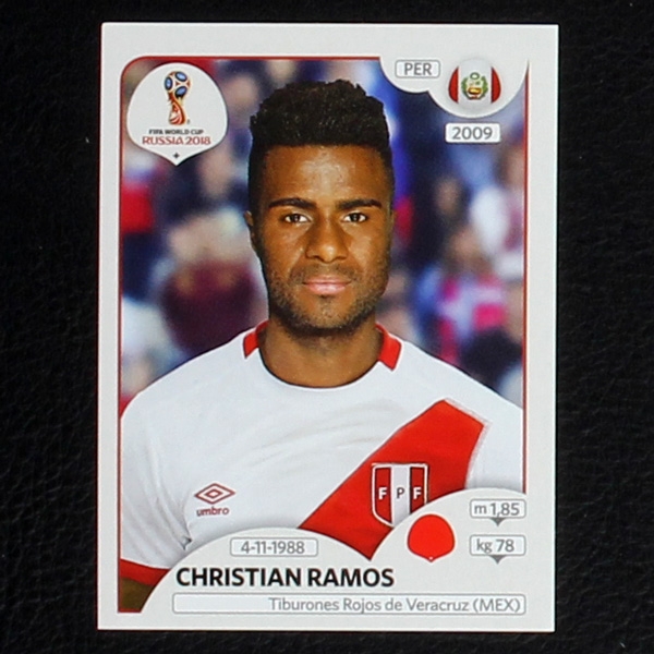 Ramos Panini Sticker No. 238 - Russia 2018