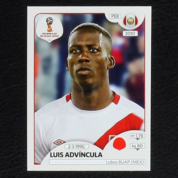 Advincula Panini Sticker No. 239 - Russia 2018