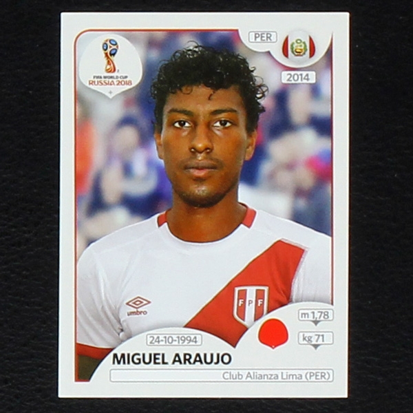 Araujo Panini Sticker No. 241 - Russia 2018