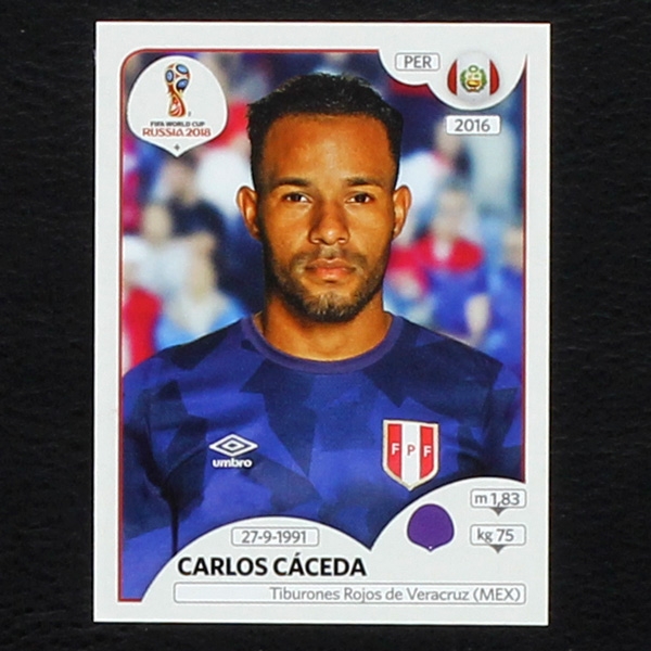 Caceda Panini Sticker No. 235 - Russia 2018