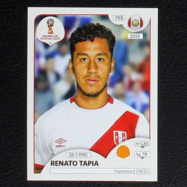 Tapia Panini Sticker No. 243 - Russia 2018