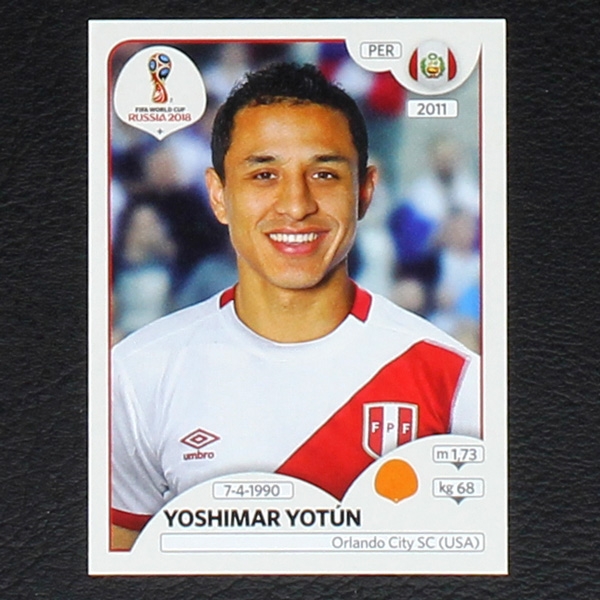 Yotun Panini Sticker No. 245 - Russia 2018