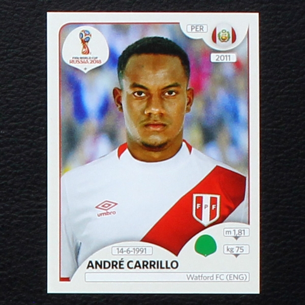 Carrillo Panini Sticker No. 251 - Russia 2018