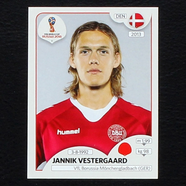 Vestergaard Panini Sticker No. 255 - Russia 2018