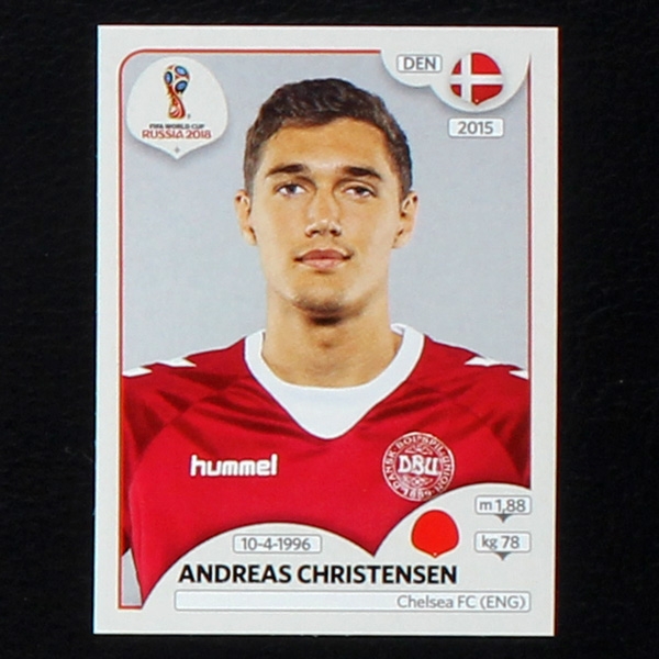 Christensen Panini Sticker No. 257 - Russia 2018