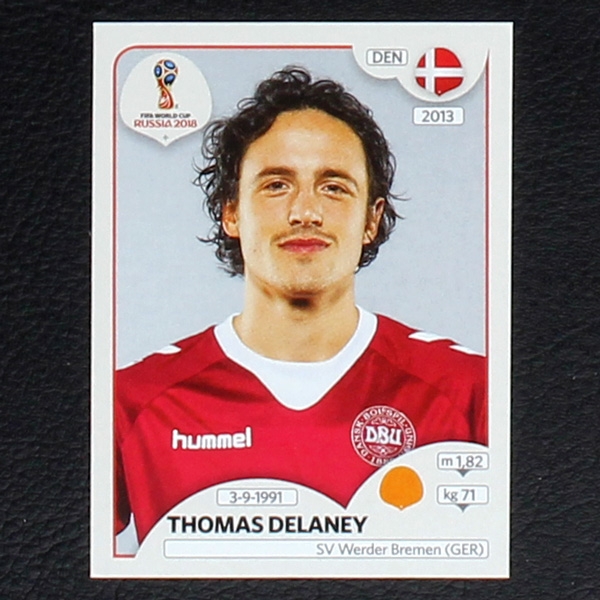 Delaney Panini Sticker No. 264 - Russia 2018