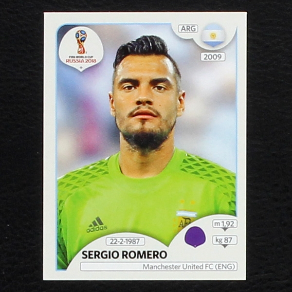 Romero Panini Sticker No. 274 - Russia 2018