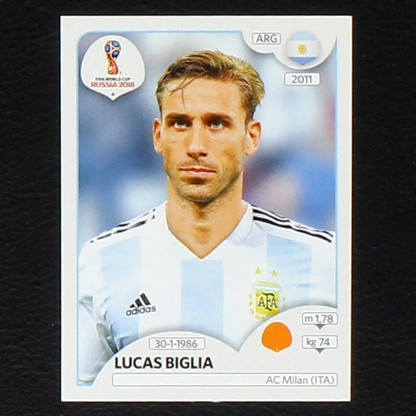 Biglia Panini Sticker No. 281 - Russia 2018