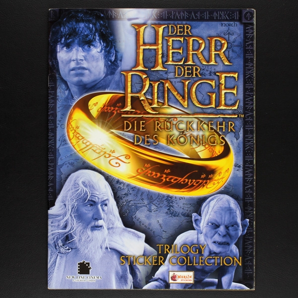 Herr der Ringe 3 Merlin Sticker Album