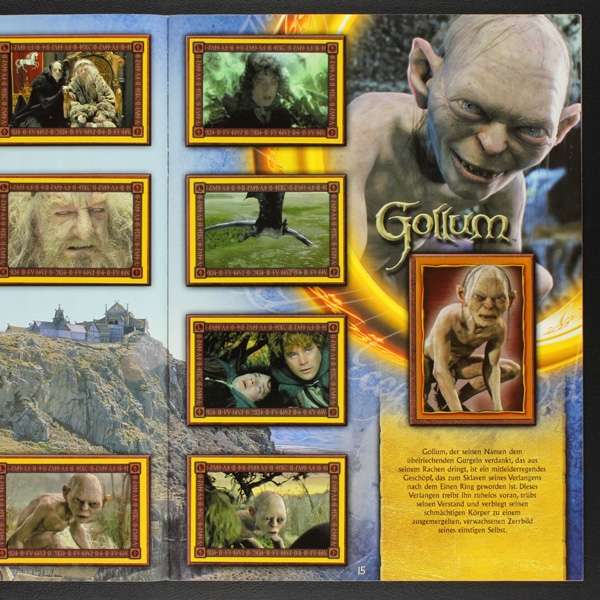 Herr der Ringe 3 Merlin sticker album complete