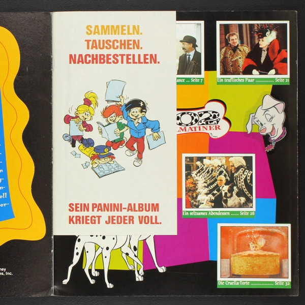 102 Dalmatiner Panini Sticker Album fast komplett -1