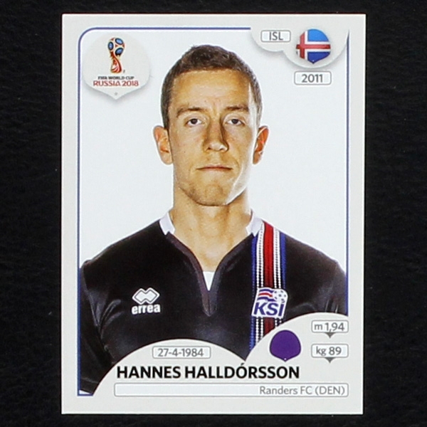 Halldorsson Panini Sticker No. 294 - Russia 2018