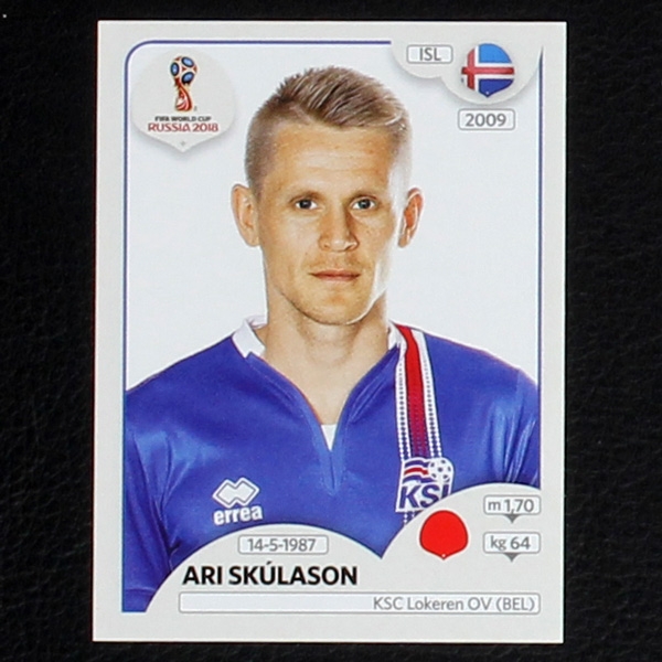 Skulason Panini Sticker No. 298 - Russia 2018