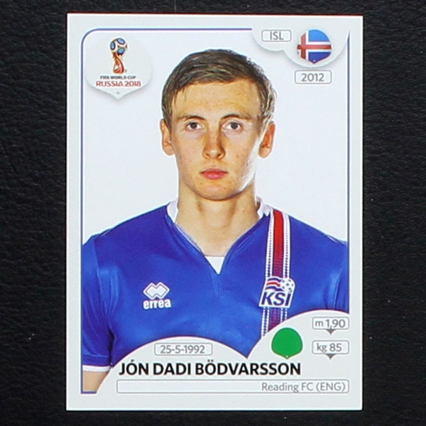 Bödvarsson Panini Sticker No. 309 - Russia 2018