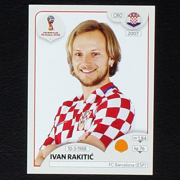 Rakitic Panini Sticker No. 321 - Russia 2018