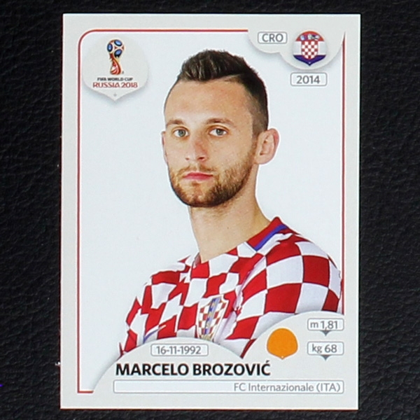 Brozovic Panini Sticker No. 323 - Russia 2018